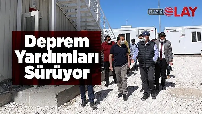 Deprem Yardımları Sürüyor