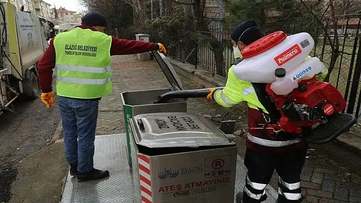 Dezenfekte çalışmaları aralıksız sürüyor