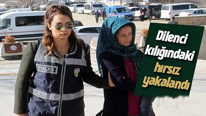 Dilenci kılığındaki hırsız yakalandı