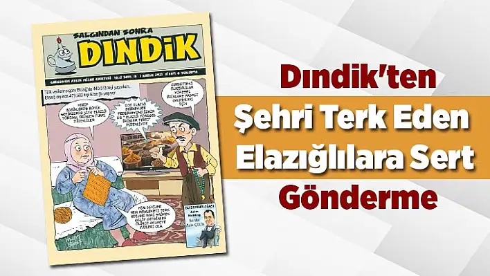 Dındik, çok konuşulacak karikatürü manşetten verdi