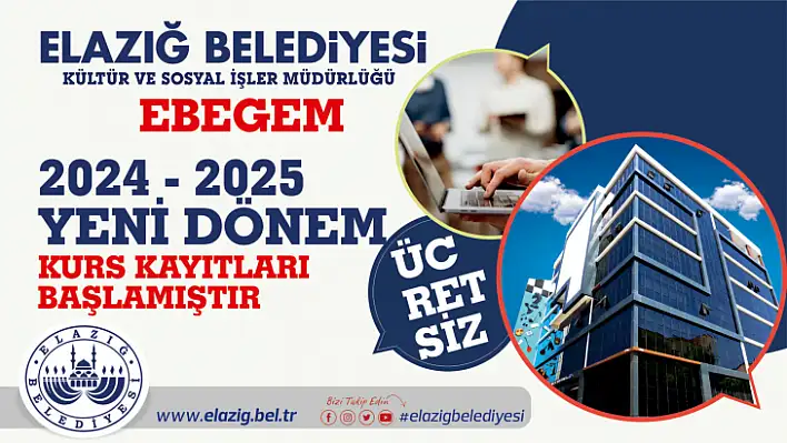 EBEGEM'de kurs kayıtları başladı