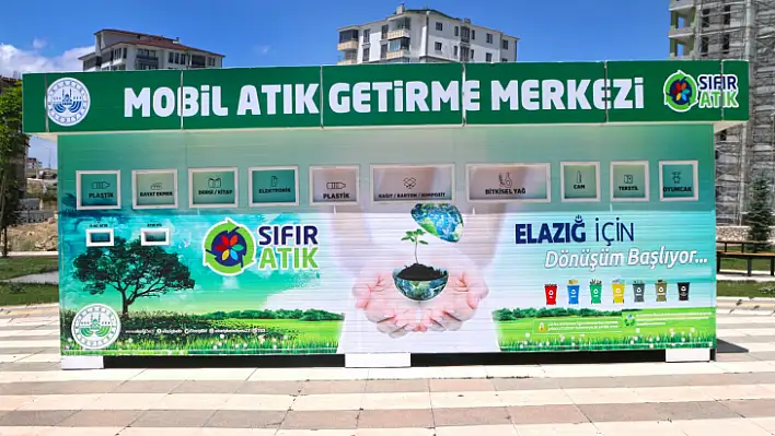 Elazığ Belediyesi Mahallelere Mobil Atık Merkezleri Yerleştiriyor