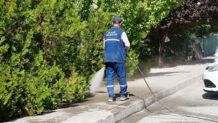 Elazığ Belediyesi'nden Çaydaçıra Mahallesi'nde kapsamlı temizlik çalışması