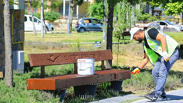 Elazığ Belediyesi'nden Millet Bahçesi'nde kapsamlı düzenleme
