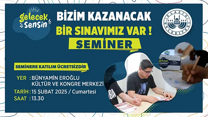 Elazığ Belediyesi'nden öğrencilere yönelik ücretsiz seminer