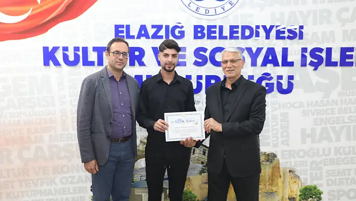 Elazığ Belediyesi Yazarlık Atölyesi 4. dönem mezunlarını verdi