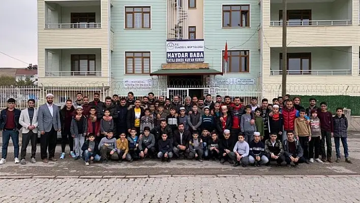 Elazığ Belediyespor'dan Kuran Kursu ziyareti