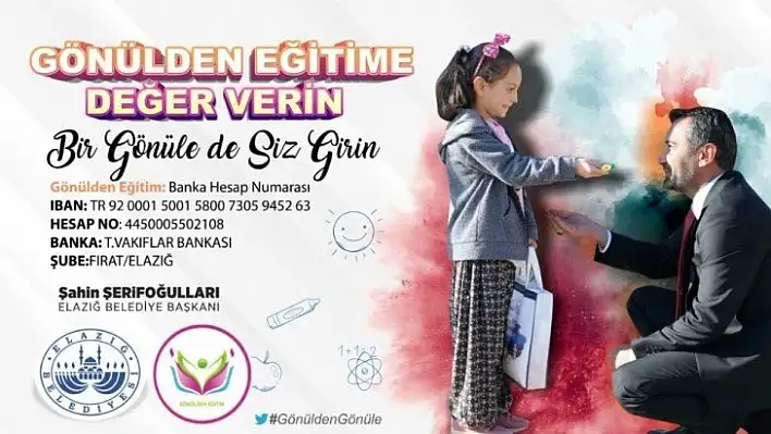 Elazığ'da 'Bir gönüle de siz girin' videosunu on binler izledi, çok sayıda tablet bağışı geldi