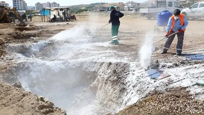 Elazığ'da  hayvan satış ve kesim yerleri temizlendi