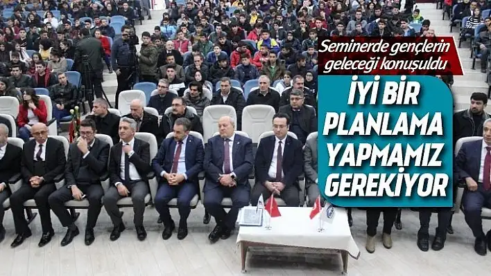 Elazığ'da 'Mesleki Eğitim' semineri