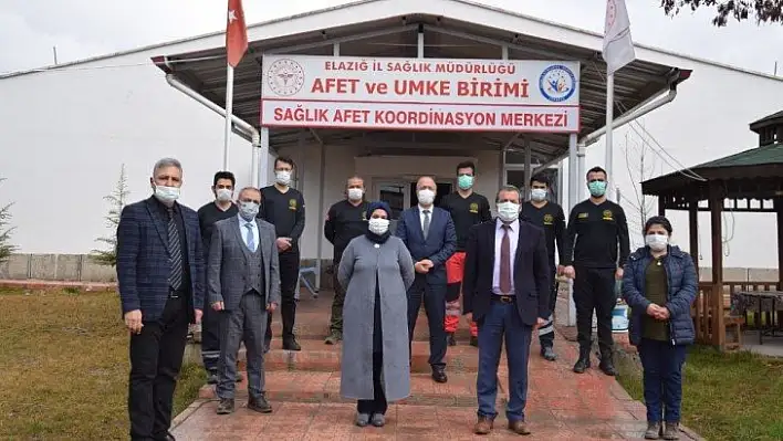 Elazığ'da  Sağlık Afet Koordinasyon Merkezi hizmete girdi