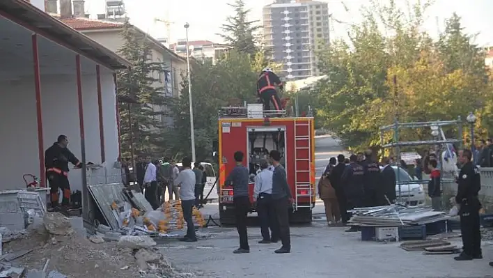 Elazığ'da baca yangını