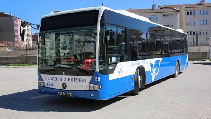 Elazığ'da belediye otobüslerinin güzergahı değişti