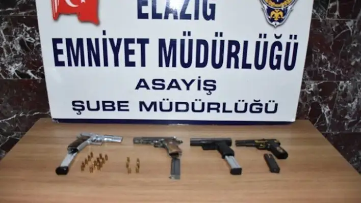 Elazığ'da çeşitli suçlardan aranan 9 şüpheli tutuklandı