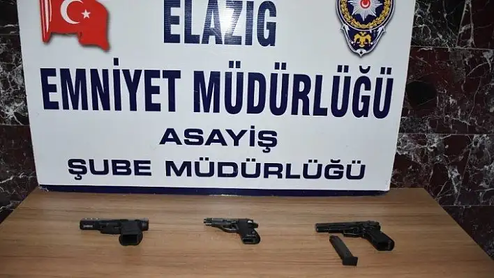 Elazığ'da çeşitli suçlardan aranan 15 şüpheli tutuklandı