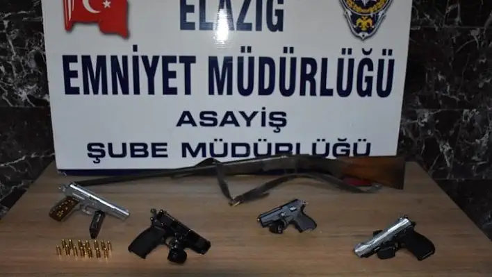 Elazığ'da çeşitli suçlardan aranıp yakalanan 30 şüpheli tutuklandı