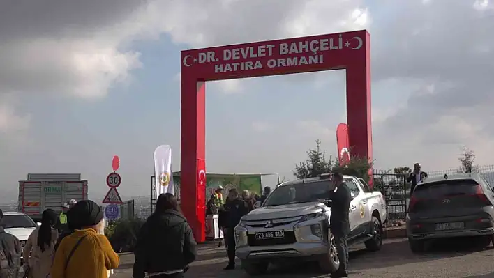 Elazığ'da Devlet Bahçeli Hatıra Ormanı oluşturuldu