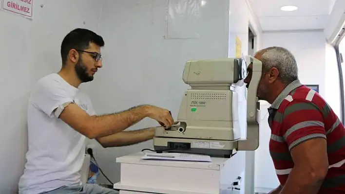 Elazığ'da görev yapan personele sağlık taraması