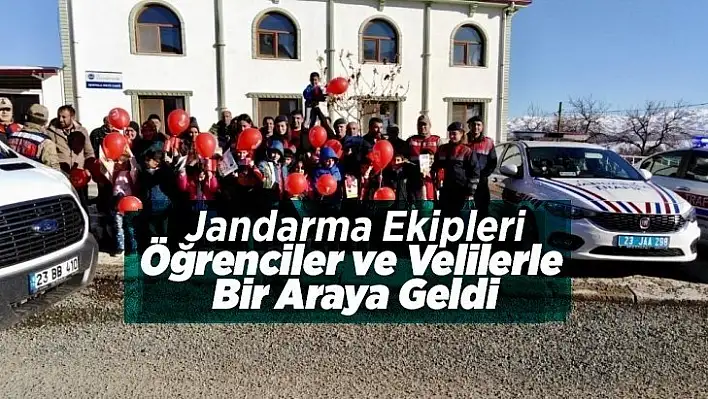 Elazığ'da jandarmadan 'Sizden Biriyiz' projesi