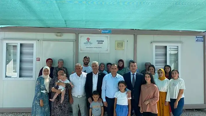 Elazığ'da kalan Ahıska Türkleri bayramlaştı