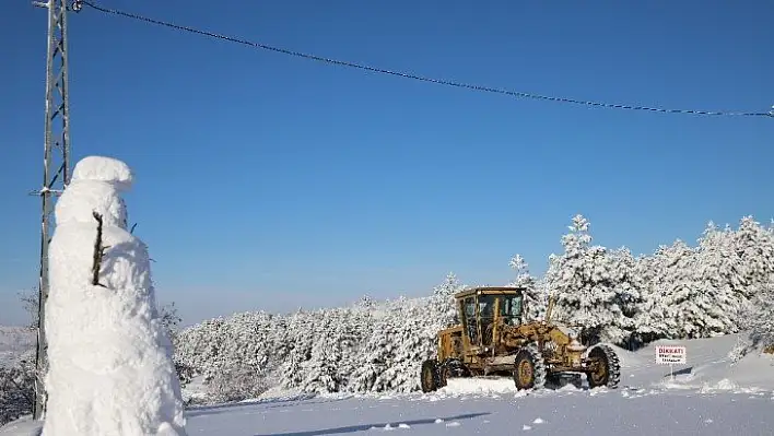 Elazığ'da kar nedeniyle 198 köy yolu kapandı