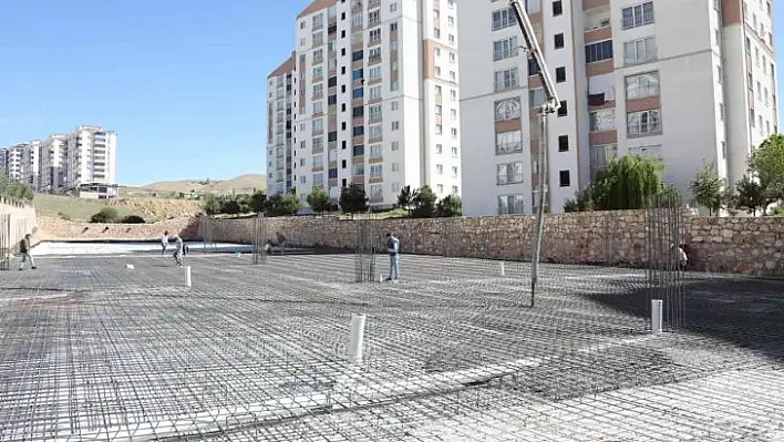 Elazığ'da Kent-Köy Pazarı'nın yapım çalışmaları sürüyor