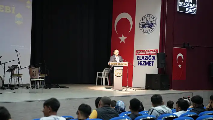 Elazığ'da Mevlid-i Nebi Haftası programı düzenlendi