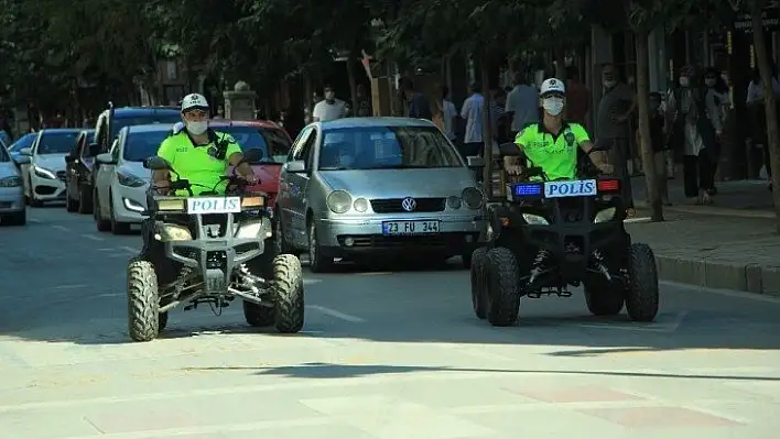 Elazığ'da polisler, ATV  motorlu denetime başladı