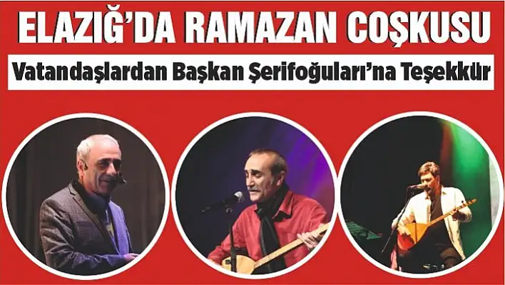 Elazığ'da Ramazan Coşkusu