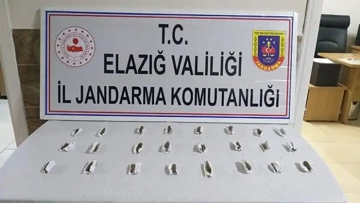 Elazığ'da Uyuşturucu Operasyonu: 1 Gözaltı