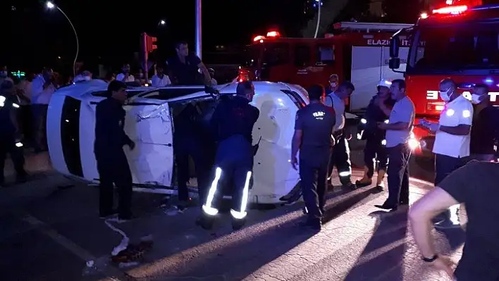 Elazığ'da trafik kazası: 1'i ağır, 2 yaralı