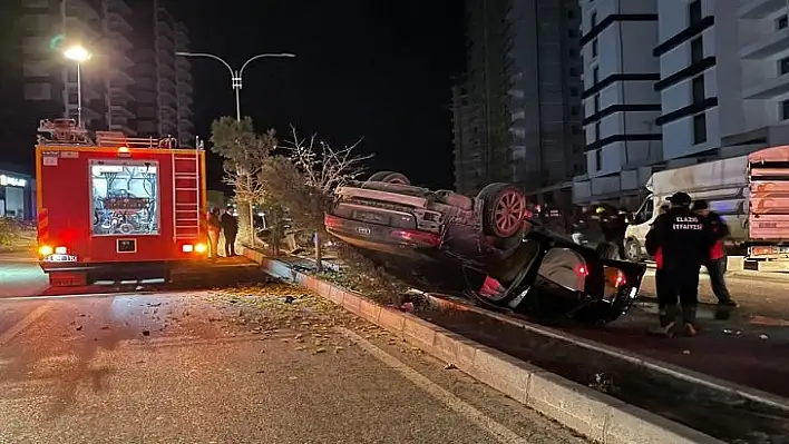 Elazığ'da trafik kazası: 1 Yaralı