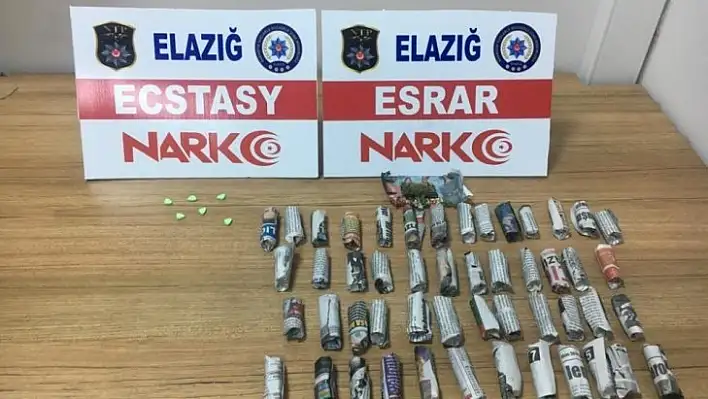 Elazığ'da uyuşturucu alışverişine polis baskını: 5 gözaltı