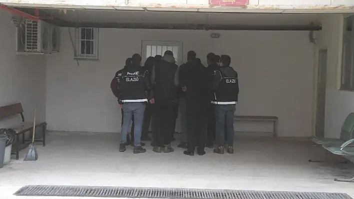 Elazığ'da uyuşturucu operasyonu: 7 gözaltı