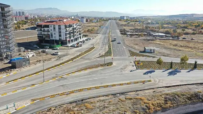 Elazığ'da yeni bulvarda çalışmalar tamamlandı