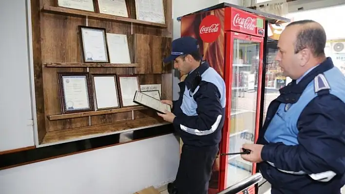 Elazığ'da yeni yıl öncesi denetim