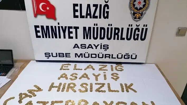 Elazığ'da yüzlerce sahte altın ele geçirildi, 4 şüpheli yakalandı