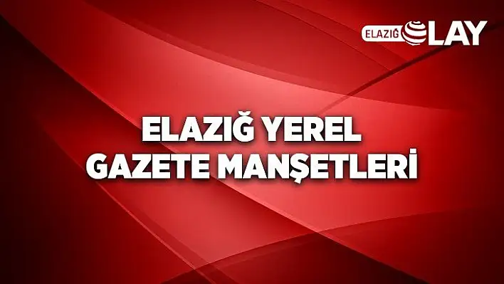 Elazığ Gazeteleri 03-04-2020