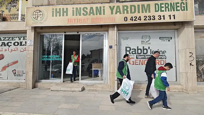 Elazığ İHH ramazan yardımlarını sürdürüyor