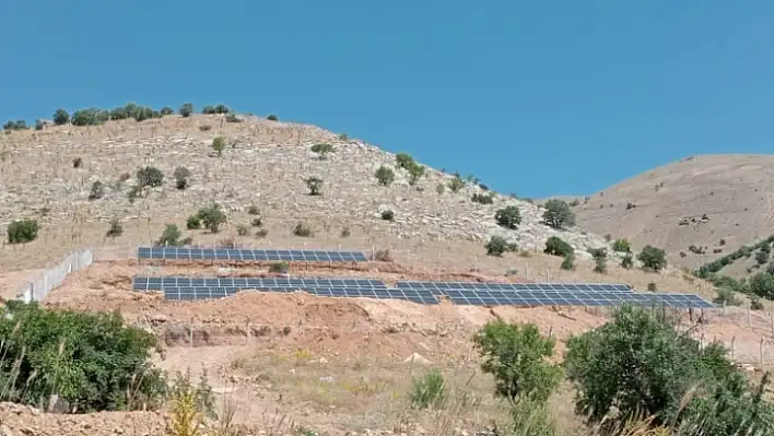 Elazığ İl Özel İdaresi, Baskil Doğancık Köyünde Güneş Enerjisi Sistemli Sulama Projesini Tamamladı