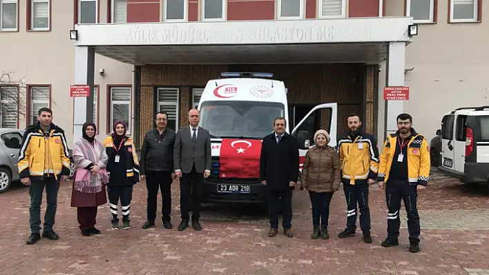 Elazığ İl Sağlık Müdürlüğü'ne 1 yeni Ambulans tahsis edildi