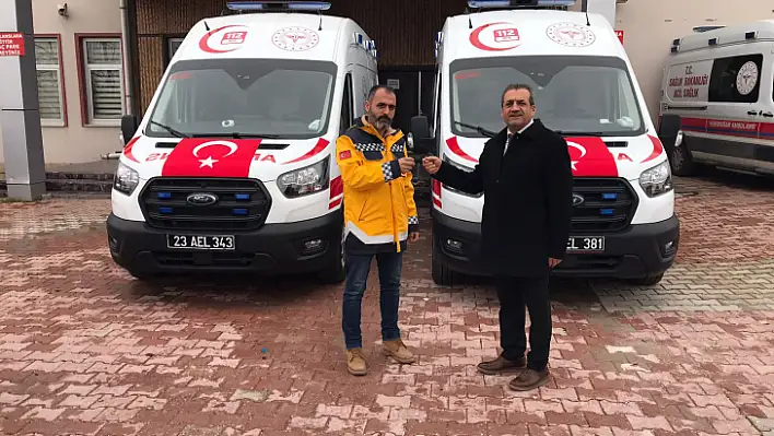 Elazığ İl Sağlık Müdürlüğüne 2 yeni Ambulans