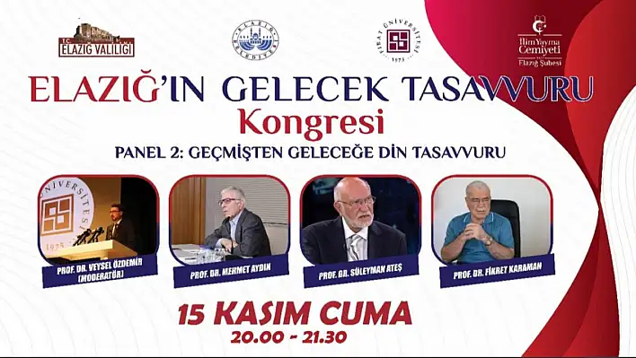 Elazığ'ın Gelecek Tasavvuru Uluslararası Kongresi