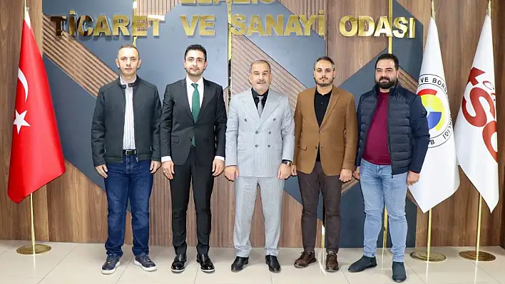 Elazığ İnşaat Müteahhitleri Derneği'nden ETSO'ya ziyaret