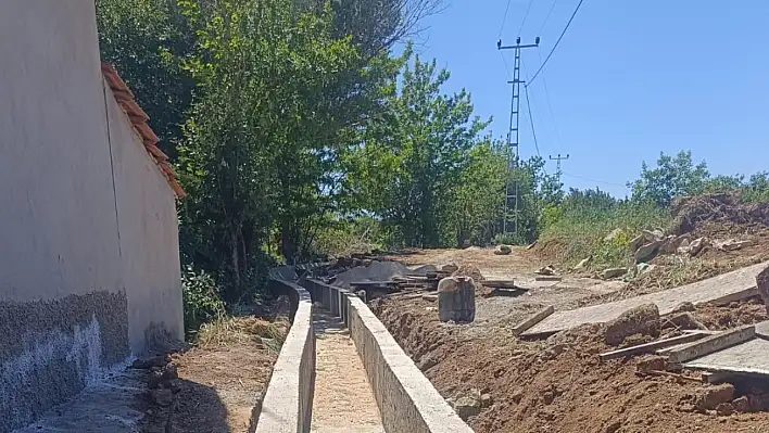 Elazığ Tadım Köyü sulama suyu tesisi bakım onarım işi