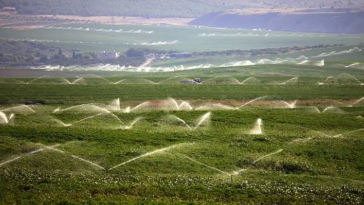 Elazığ'da 22.100 Dekar Tarım Arazisi  Sulandı