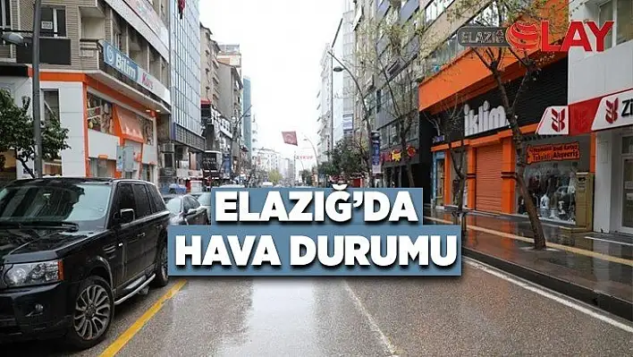 Elazığ'da hava durumu 02-04-2020