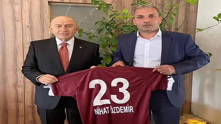 Elazığspor Başkanı Çayır, TFF Başkanı Özdemir ile görüştü