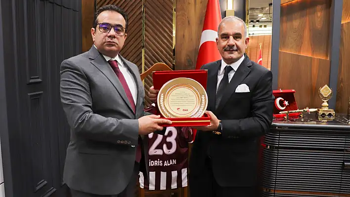 Elazığspordan Başkan Alan'a anlamlı ziyaret
