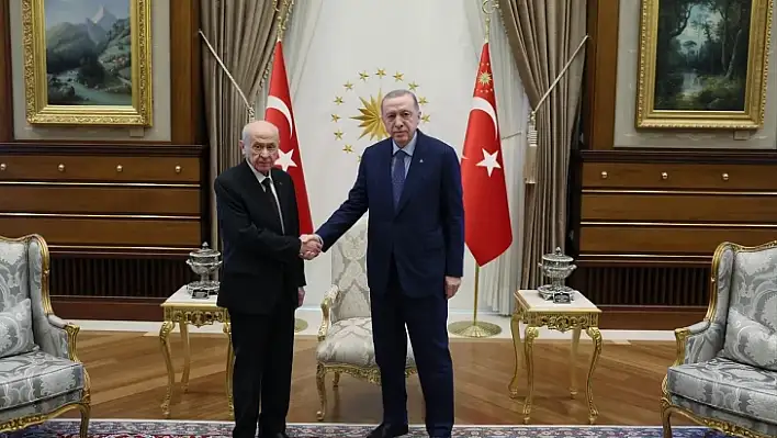 Erdoğan ve Bahçeli görüştü! 